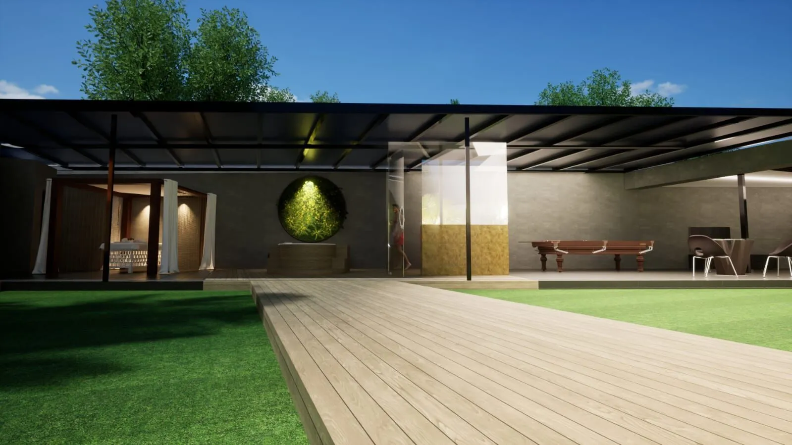 Sala de jantar sofisticada da mansão 1485m² Condomínio Mansões