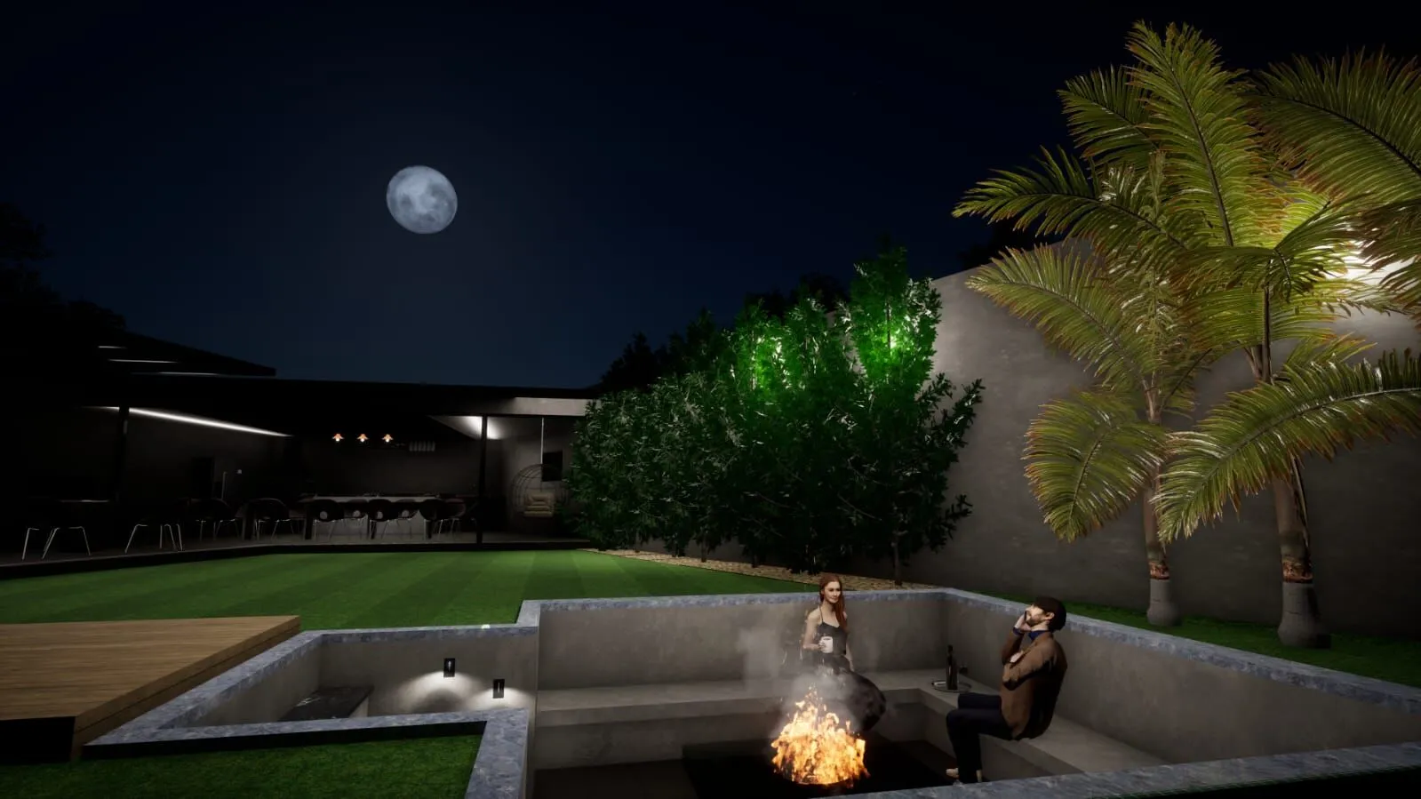 Escritório home office da mansão contemporânea Condomínio Mansões Barra