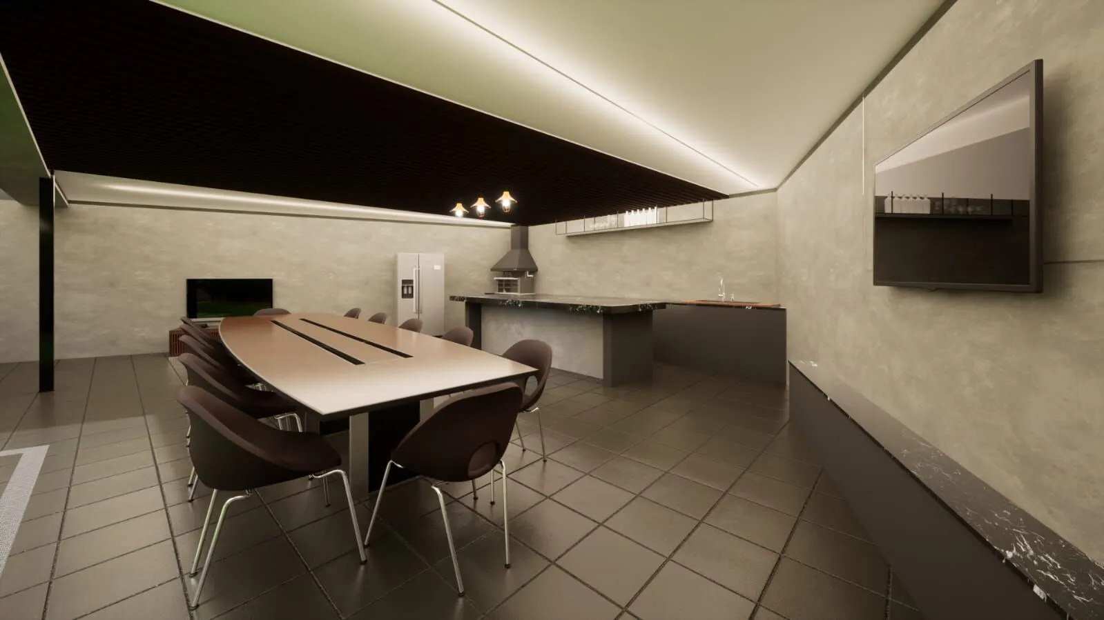 Elevador interno da casa contemporânea 1485m² Condomínio Mansões