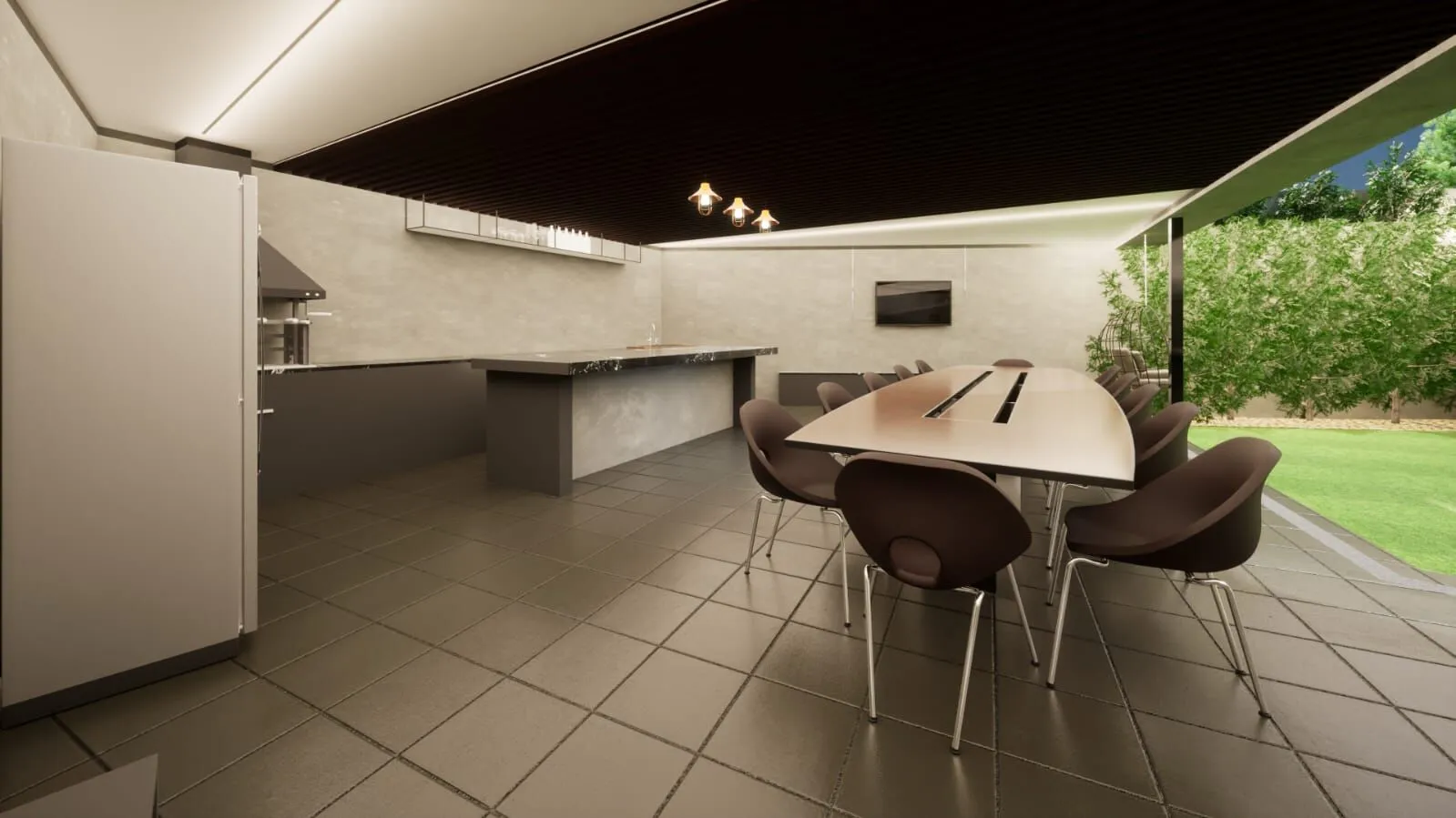 Suíte 2 com closet amplo da casa Condomínio Mansões Barra